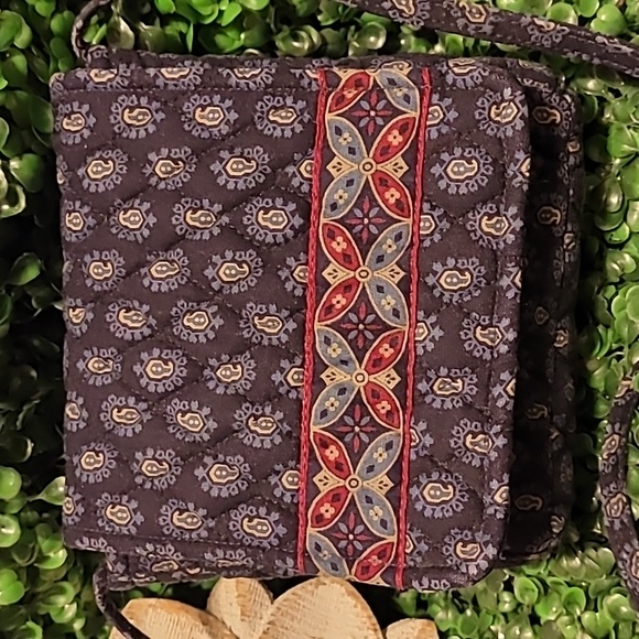 GUC, Vintage Vera Bradley Classic Navy Small Crossbody - Picture 3 of 12